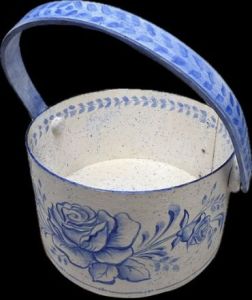 Blue Rose Basket