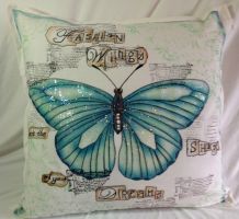 Sparkly Butterfly Pillow