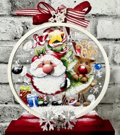Santa Snow Globe