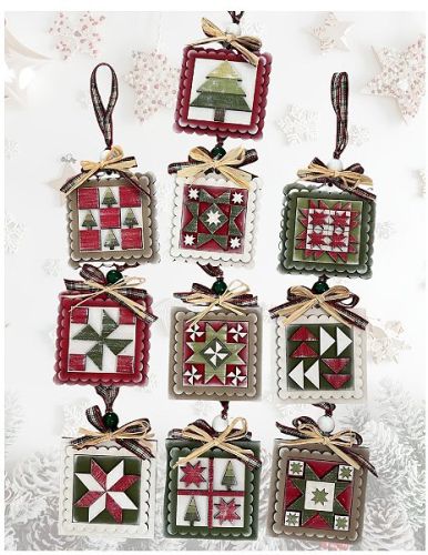 Quilt Block Ornaments